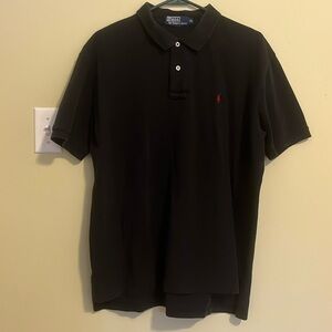 20% OFF BUNDLES! Polo by Ralph Lauren Shirt. Short Sleeve. Black/Red Logo. XL